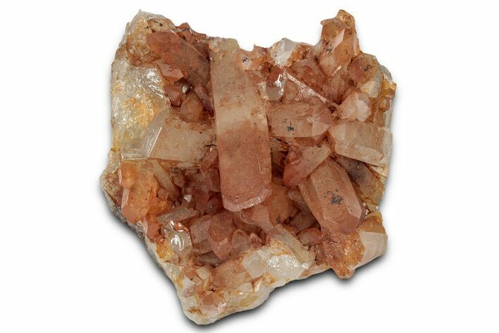 Tangerine Quartz Crystal Cluster - Brazil #328910